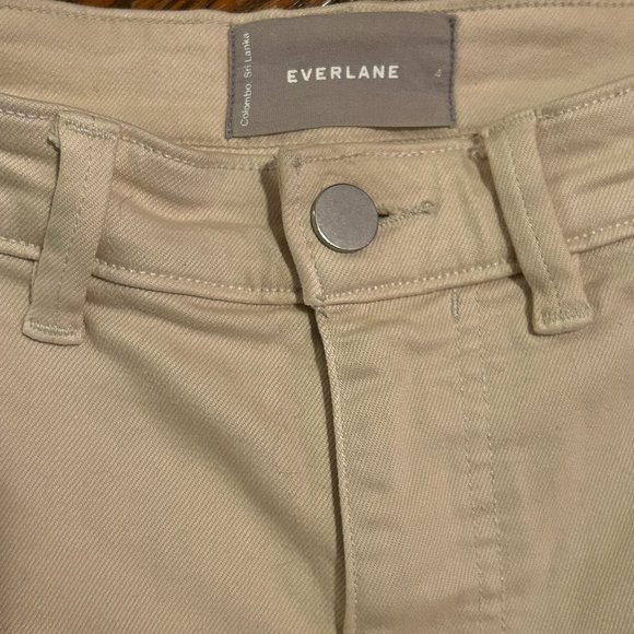 Everlane The Straight-Leg Crop Pant in Bone White - Picture 7 of 8